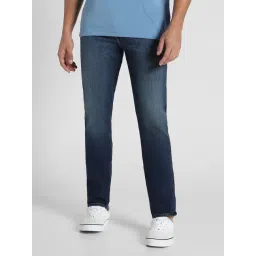 American Eagle Blue Cotton Regular fit Solid Jeans-picture-23