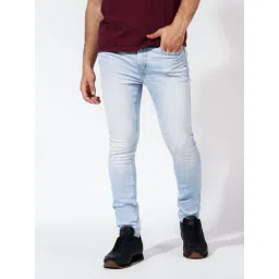 American Eagle Blue Cotton Skinny Fit Jeans-picture-36