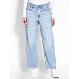 American Eagle Blue Cotton Solid Jeans-picture-40