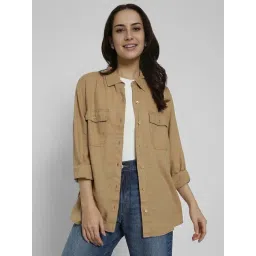 American Eagle Brown Regular Fit Shirt-picture-18