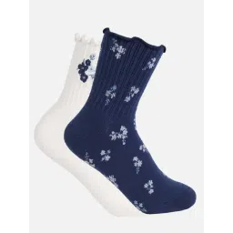 American Eagle Ditsy Multicolor Floral Socks - Pair of 2-picture-45