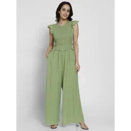American Eagle Green Cotton Regular Fit Jumpsuit-picture-20