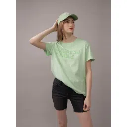 American Eagle Green Cotton Regular Fit Printed T-Shirt-picture-36