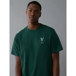 American Eagle Green Cotton Regular Fit Printed T-Shirt-picture-17
