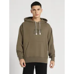 American Eagle Green Cotton Relaxed Fit Printed Hooded Sweatshirt-picture-28