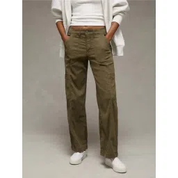 American Eagle Green Regular Fit Pants-picture-12