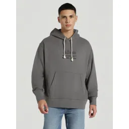 American Eagle Grey Cotton Relaxed Fit Printed Hooded Sweatshirt-picture-25