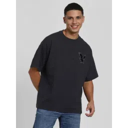 American Eagle Grey Loose Fit T-Shirt-picture-42
