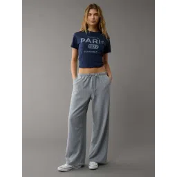 American Eagle Grey Regular Fit Striped Trackpants-picture-43