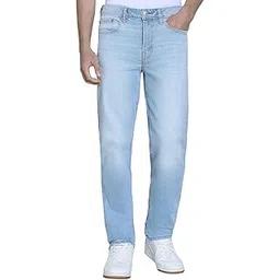 american eagle Men Blue Airflex+ Athletic Straight Jean-picture-12