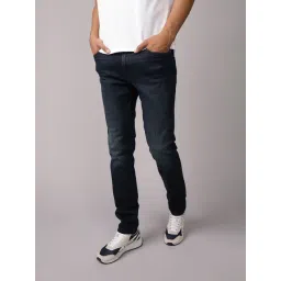 American Eagle Navy Cotton Regular Fit Jeans-picture-44