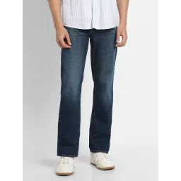 American Eagle Navy Cotton Regular Fit Jeans-picture-33