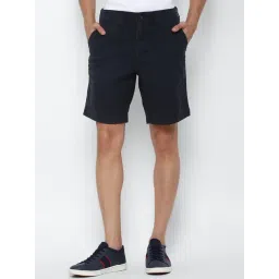 American Eagle Navy Cotton Regular Fit Shorts-picture-41