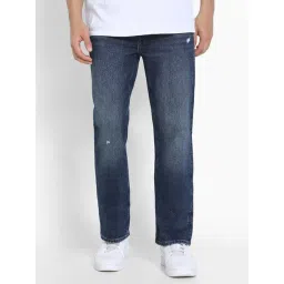 American Eagle Navy Cotton Regular fit Solid Jeans-picture-32