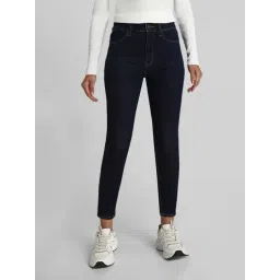 American Eagle Navy Cotton Regular fit Solid Jeans-picture-27