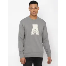 American Eagle Outfitters Ash Grey Regular Fit Printed Sweatshirt-picture-43