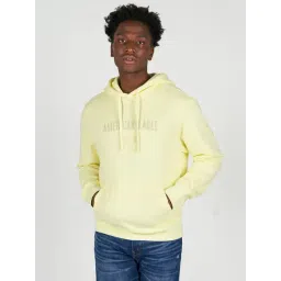 American Eagle Outfitters Yellow Standard Fit Printed Hooded Sweatshirt-picture-28