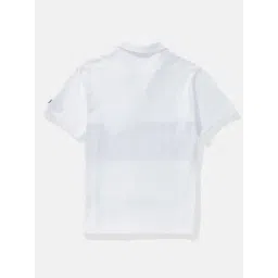 American Eagle White Cotton Regular Fit Polo T-Shirt image 4