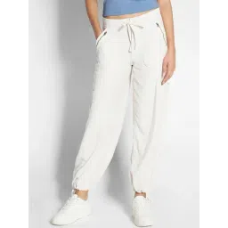 American Eagle White Plain Trousers-picture-36