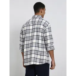 American Eagle White Regular fit Checks Shirt image 2