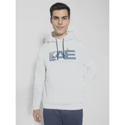 American Eagle White Regular Fit Printed Hooded Sweatshirt-picture-42