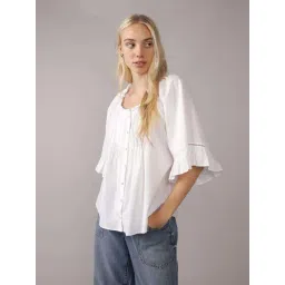 American Eagle White Regular Fit Shirt-picture-18