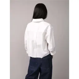 American Eagle White Regular Fit Shirt image 2