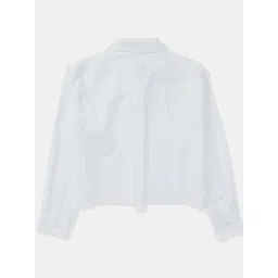 American Eagle White Regular Fit Shirt image 4