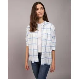 american eagle Women Checks Shirt-picture-13