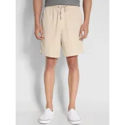 american eagle outfitters American Eagle Beige Cotton Regular Fit Shorts-picture-26