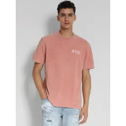 american eagle outfitters American Eagle Peach Cotton Regular Fit T-Shirt-picture-18