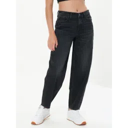 American Eagle Outfitters Black Cotton Mid Rise Jeans-picture-39