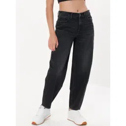 American Eagle Outfitters Black Cotton Mid Rise Jeans-picture-43