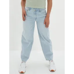 American Eagle Outfitters Blue Cotton High Rise Jeans-picture-28