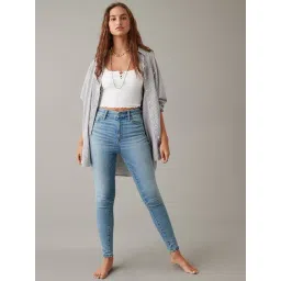 American Eagle Outfitters Blue Cotton Mid Rise Jeans-picture-36