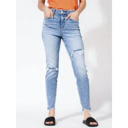 American Eagle Outfitters Blue Cotton Mid Rise Jeans-picture-26