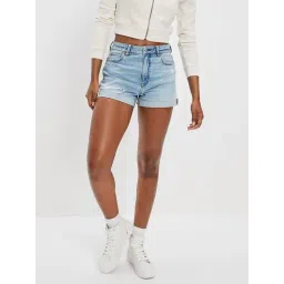 American Eagle Outfitters Blue Cotton Shorts-picture-18