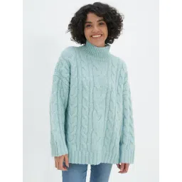 American Eagle Outfitters Blue Knitted Sweater-picture-48