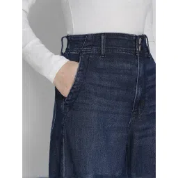 American Eagle Outfitters Blue Plain Jeans image 5