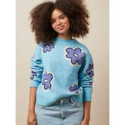 American Eagle Outfitters Blue Printed Sweater-picture-19