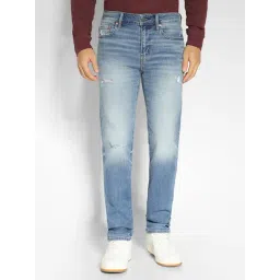 American Eagle Outfitters Blue Slim Fit Distressed Jeans-picture-24