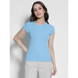 American Eagle Outfitters Blue Slim Fit T-Shirt-picture-32