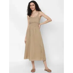 American Eagle Outfitters Brown A-Line Dress-picture-22