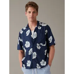 AMERICAN EAGLE OUTFITTERS Floral Printed Spread Collar Casual Shirt-picture-21