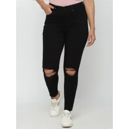 American Eagle Outfitters Jet Black Mid Rise Jeans image 1