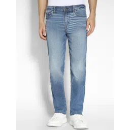 AMERICAN EAGLE OUTFITTERS Men Cotton Straight Fit Low Distress Heavy Fade Jeans-picture-28