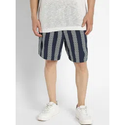 AMERICAN EAGLE OUTFITTERS Men Cotton Striped Mid-Rise Regular Fit Technology Shorts-picture-12