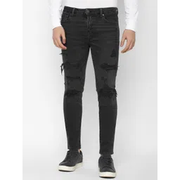 AMERICAN EAGLE OUTFITTERS Men Skinny Fit Light Fade Highly Distressed Jeans-picture-17