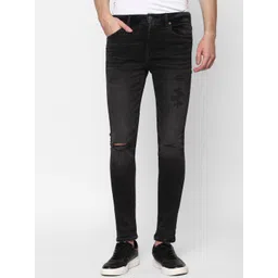 AMERICAN EAGLE OUTFITTERS Men Super Skinny Fit Mildly Distressed Light Fade Jeans-picture-18