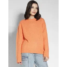 American Eagle Outfitters Orange Regular Fit Sweater-picture-26